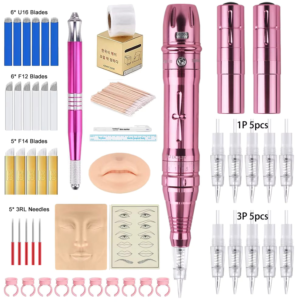Wireless PMU Machine Permanent Makeup for Eyebrows Microblading Eyeliner Lip Microshading