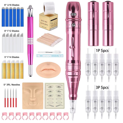 Wireless PMU Machine Permanent Makeup for Eyebrows Microblading Eyeliner Lip Microshading