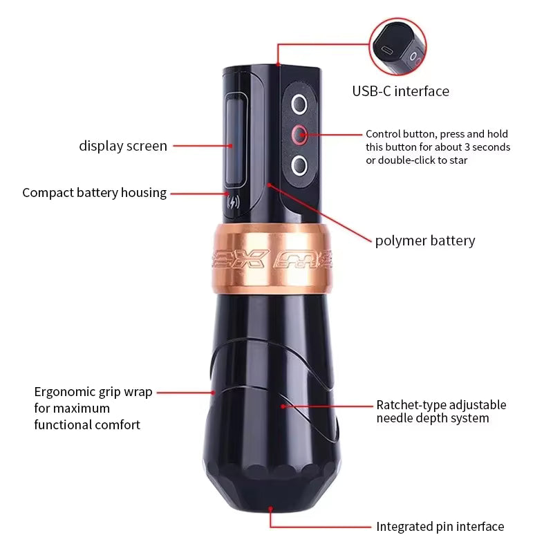 Tattoo Pen Max Wireless Tattoo Machines