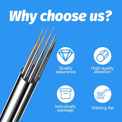 Sterilized Tattoo Needles 0.35MM Stick and Poke Needles RL RS M1 RM for Tattoo Permanent Makeup Machine
