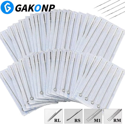 Sterilized Tattoo Needles 0.35MM Stick and Poke Needles RL RS M1 RM for Tattoo Permanent Makeup Machine