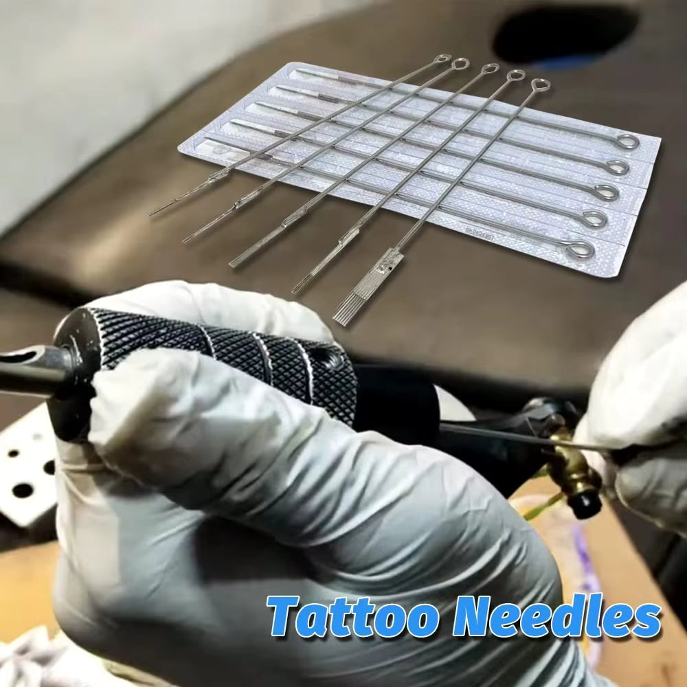 Sterilized Tattoo Needles 0.35MM Stick and Poke Needles RL RS M1 RM for Tattoo Permanent Makeup Machine